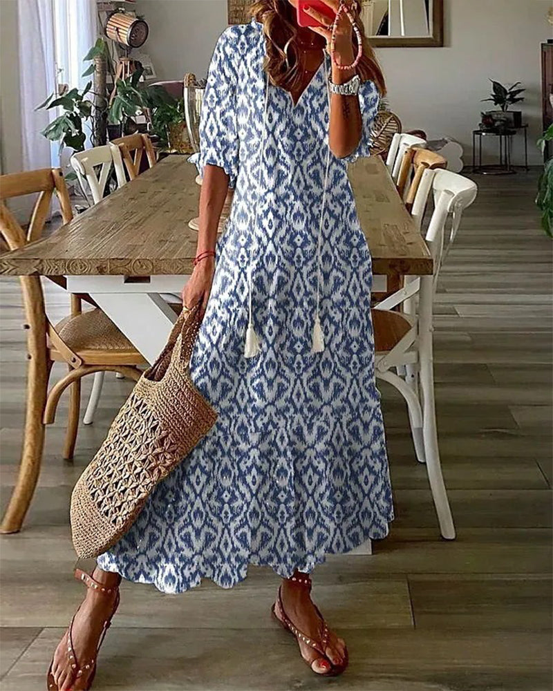 Elise™ | Boho Dress with Tummy Coverage