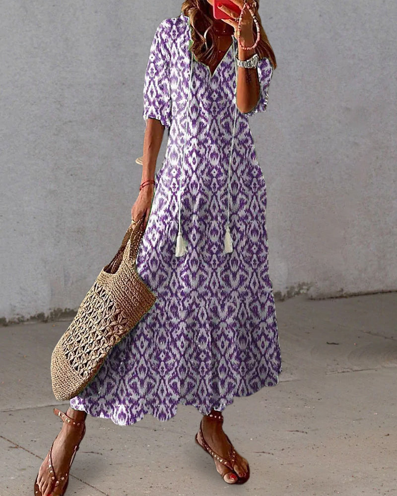 Elise™ | Boho Dress with Tummy Coverage