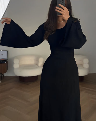 Gabriella - Elegant Long Knit Dress