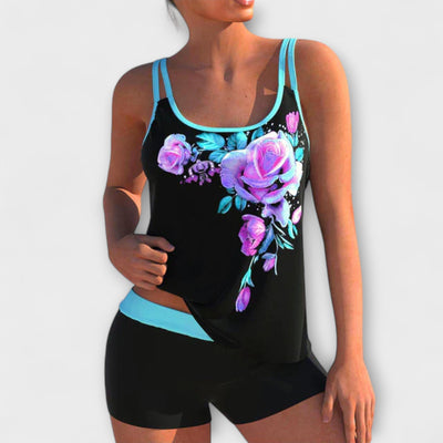 Mirelina™ – Floral Two-Piece Tankini Set