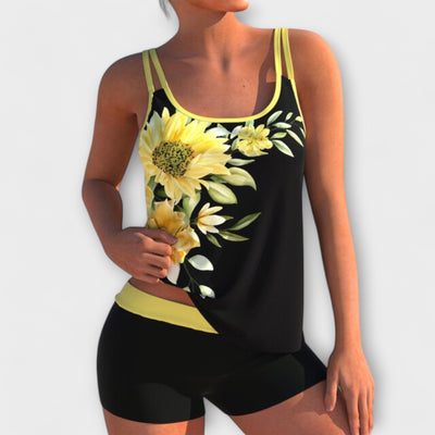 Mirelina™ – Floral Two-Piece Tankini Set