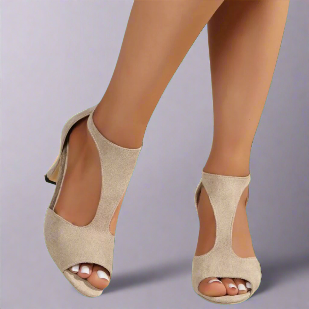 Marga | Orthopaedic Sandal with Heel Made from High-Quality Material