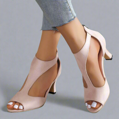 Marga | Orthopaedic Sandal with Heel Made from High-Quality Material