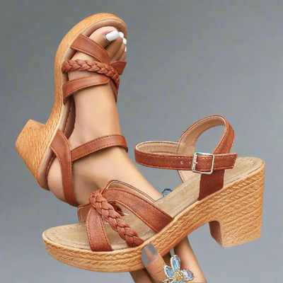 Zephira | Fashionable Gladiator Heeled Sandals for Summer