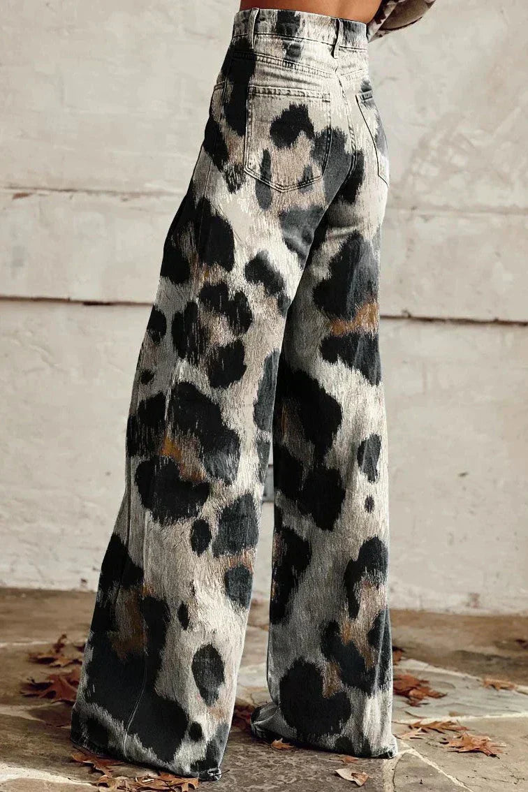 CHLOÉ | Vintage Boho Trousers with Elegant Pattern