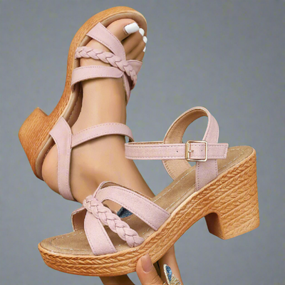 Zephira | Fashionable Gladiator Heeled Sandals for Summer