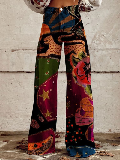 LÉNA | Elegant and Comfortable Boho Vintage Trousers