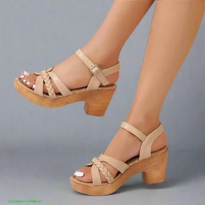 Zephira | Fashionable Gladiator Heeled Sandals for Summer