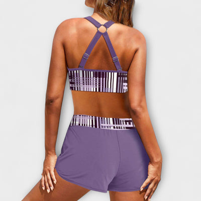 Rilana™ – Ribbed High-Waisted Bikini