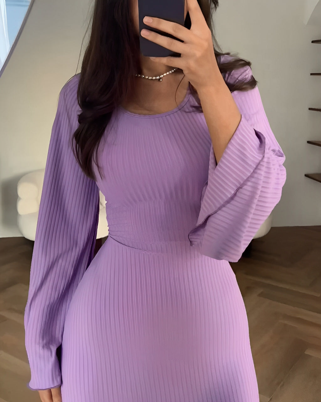 Gabriella - Elegant Long Knit Dress