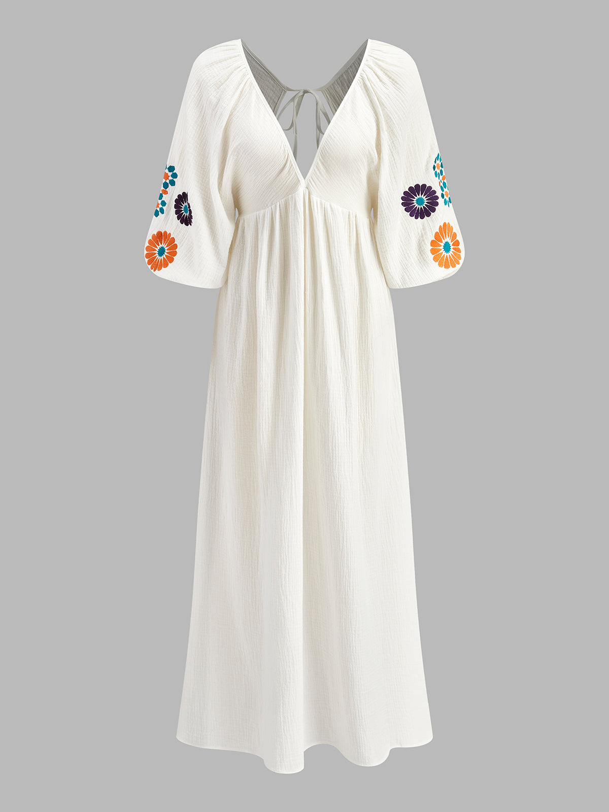 Maëlle™ | Embroidered Long Dress