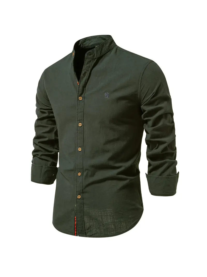 Jannis – Stylish Slim Fit Long Sleeve Shirt for Men
