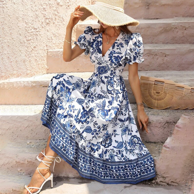 Aliana – Elegant Floral Dress