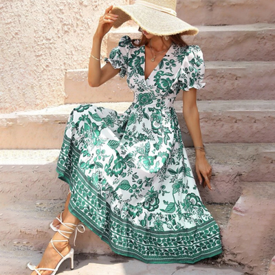 Aliana – Elegant Floral Dress