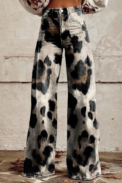 CHLOÉ | Vintage Boho Trousers with Elegant Pattern