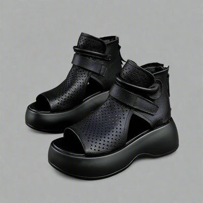 Annelore | Elegant Leather Sandals for Ultimate Comfort