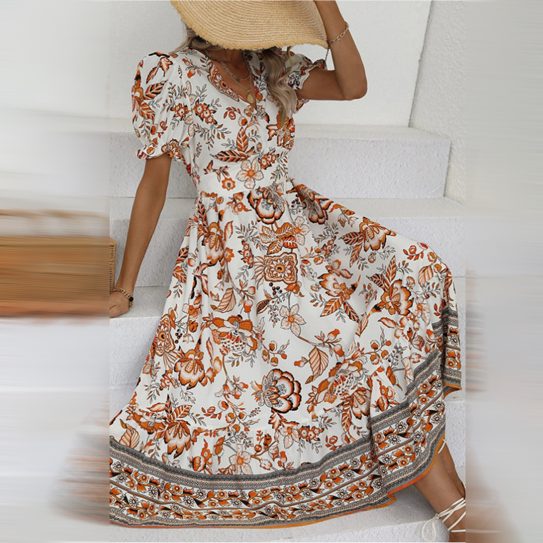 Aliana – Elegant Floral Dress