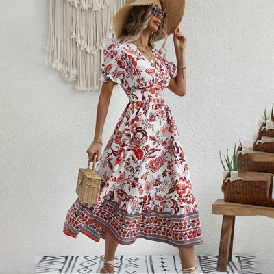 Aliana – Elegant Floral Dress