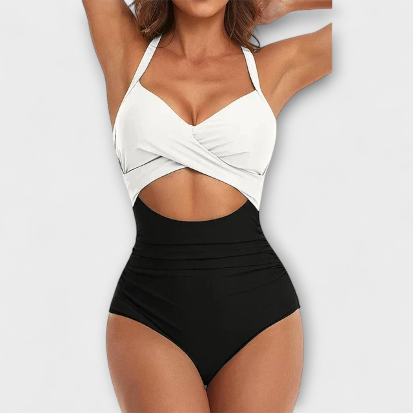 Caelina™ – Elegant Backless Swimsuit