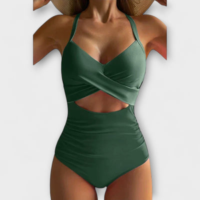 Caelina™ – Elegant Backless Swimsuit