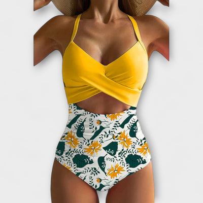 Caelina™ – Elegant Backless Swimsuit