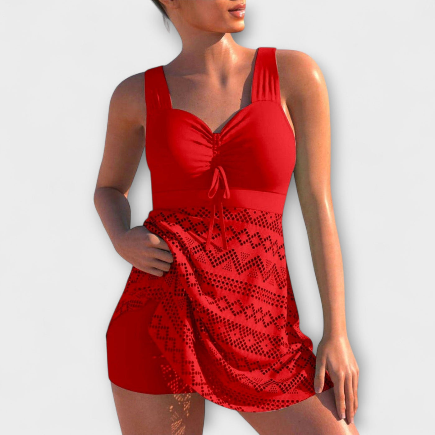 Elisena™ – Two-Piece Swimsuit with Skirt
