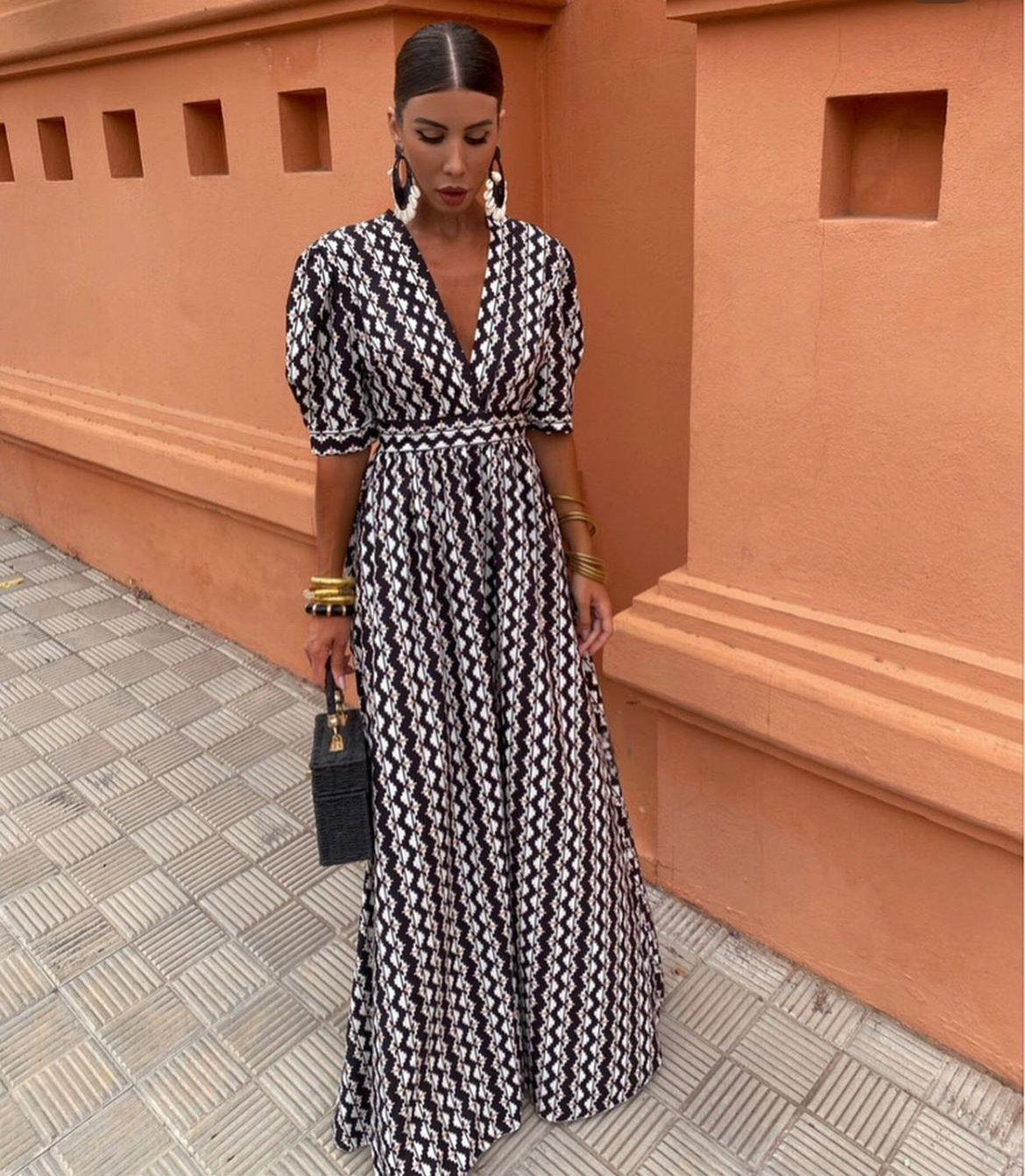 Enrika™ | Summer Dress with Ethnic Print