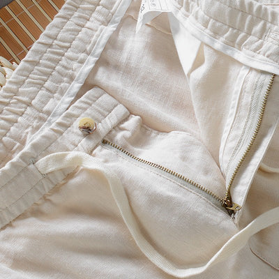 Damian - Elegant Casual Linen Trousers