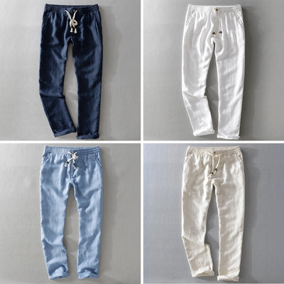 Damian - Elegant Casual Linen Trousers
