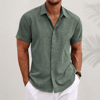 Gustav – Stylish Slim Fit Linen Shirt
