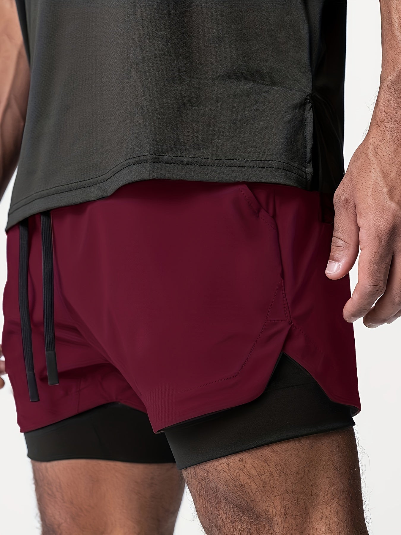Leon – Quick-Dry 2-in-1 Shorts with Inner Pocket for Men