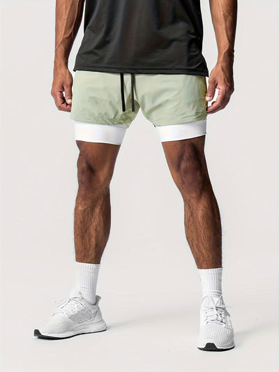 Leon – Quick-Dry 2-in-1 Shorts with Inner Pocket for Men
