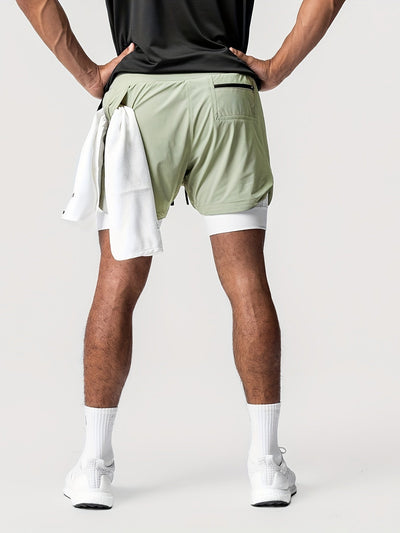 Leon – Quick-Dry 2-in-1 Shorts with Inner Pocket for Men