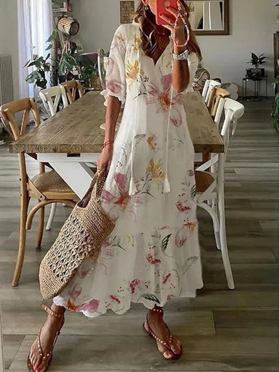 Elise™ | Boho Dress with Tummy Coverage
