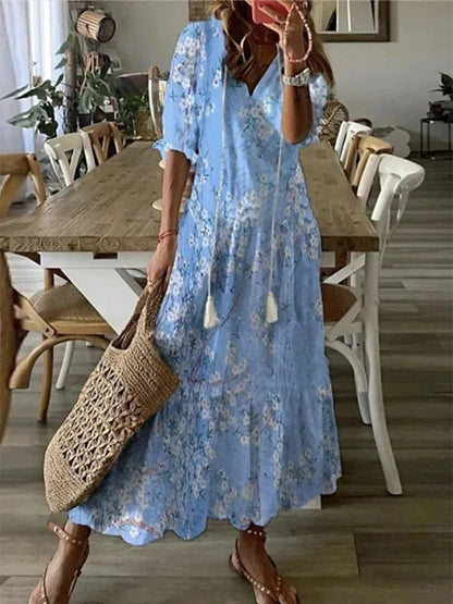 Elise™ | Boho Dress with Tummy Coverage