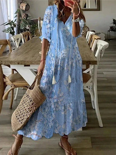 Elise™ | Boho Dress with Tummy Coverage