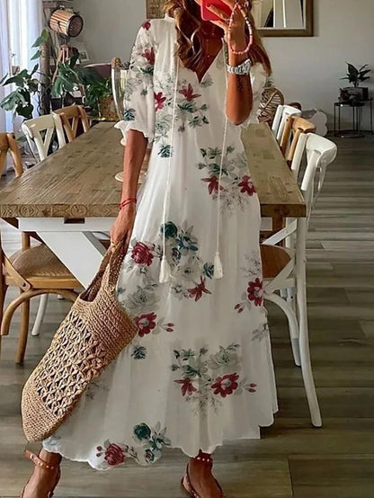 Elise™ | Boho Dress with Tummy Coverage
