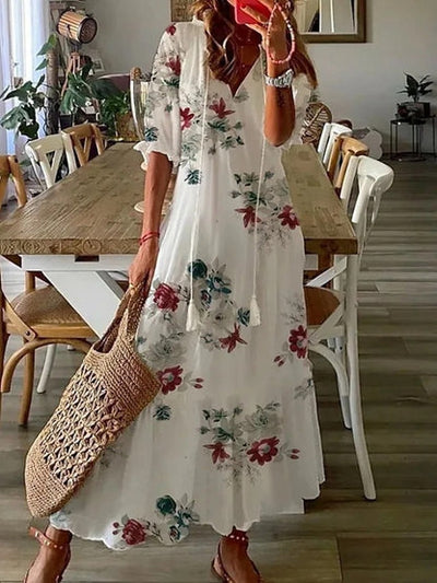 Elise™ | Boho Dress with Tummy Coverage